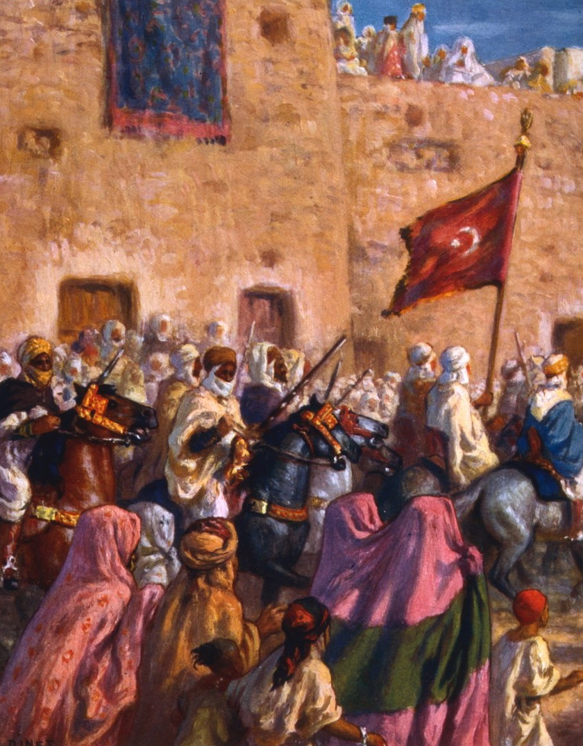 La partenza per El Djihad o la Guerra Santa, 1918